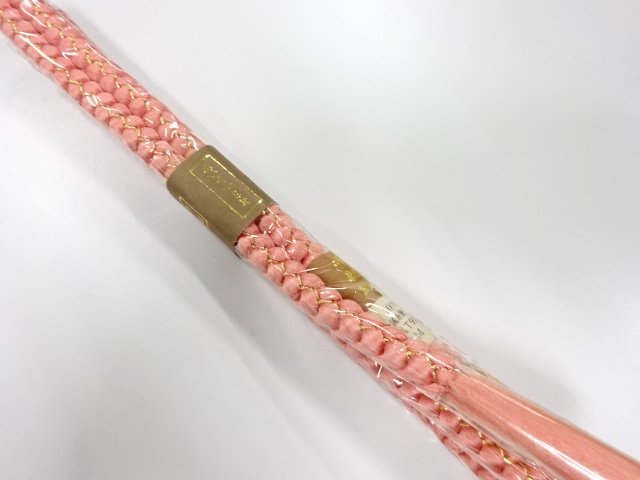 未使用品　正絹　手組帯締め
